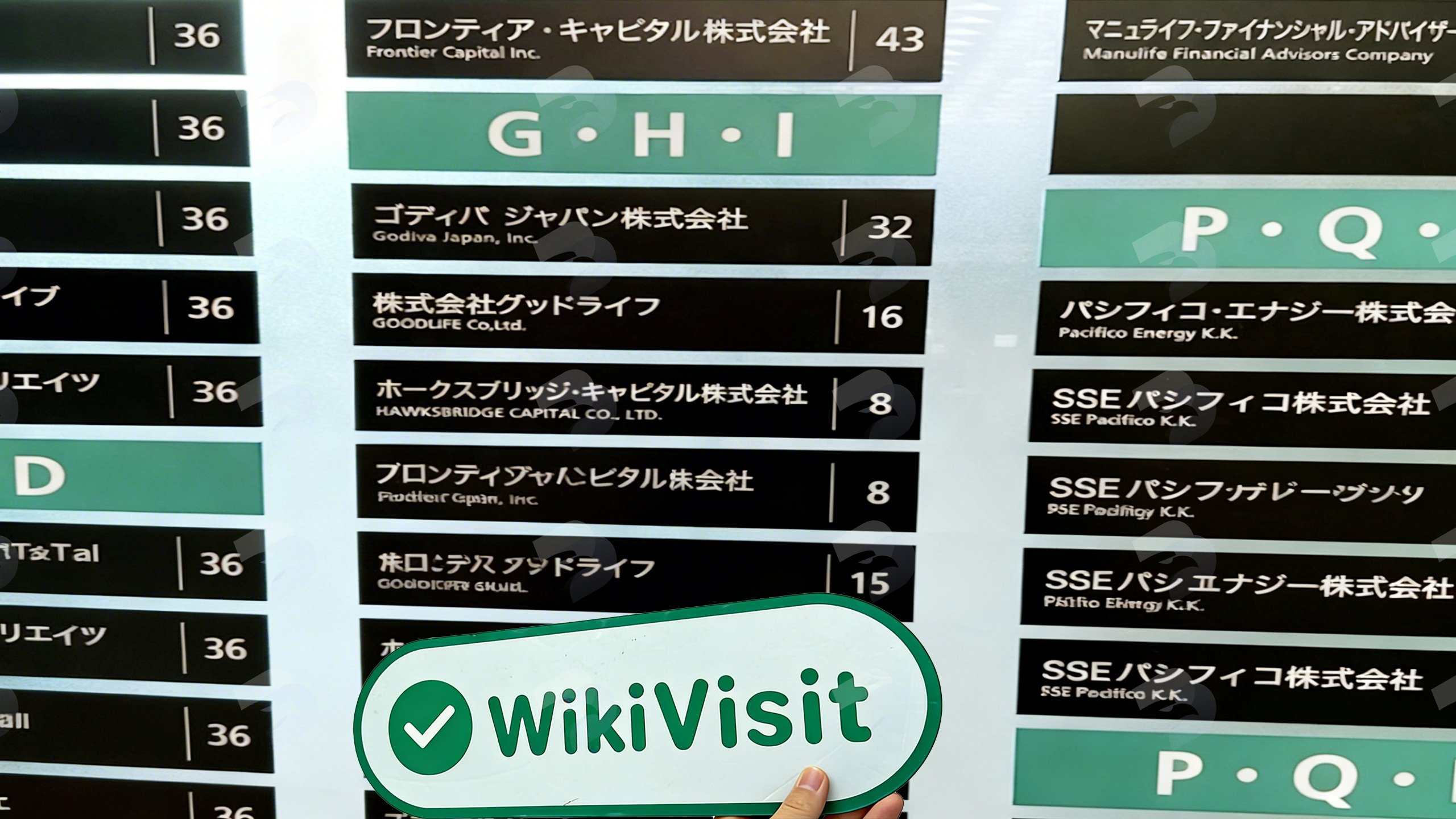 Una visita a  en Japón – oficina encontrada