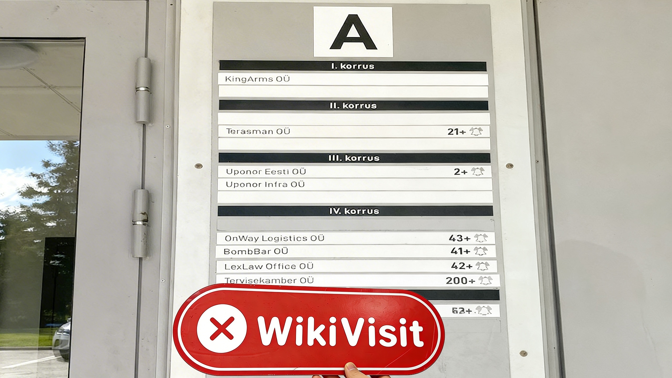 một chuyến thăm tới BTCBIT ở estonia - không tìm thấy văn phòng