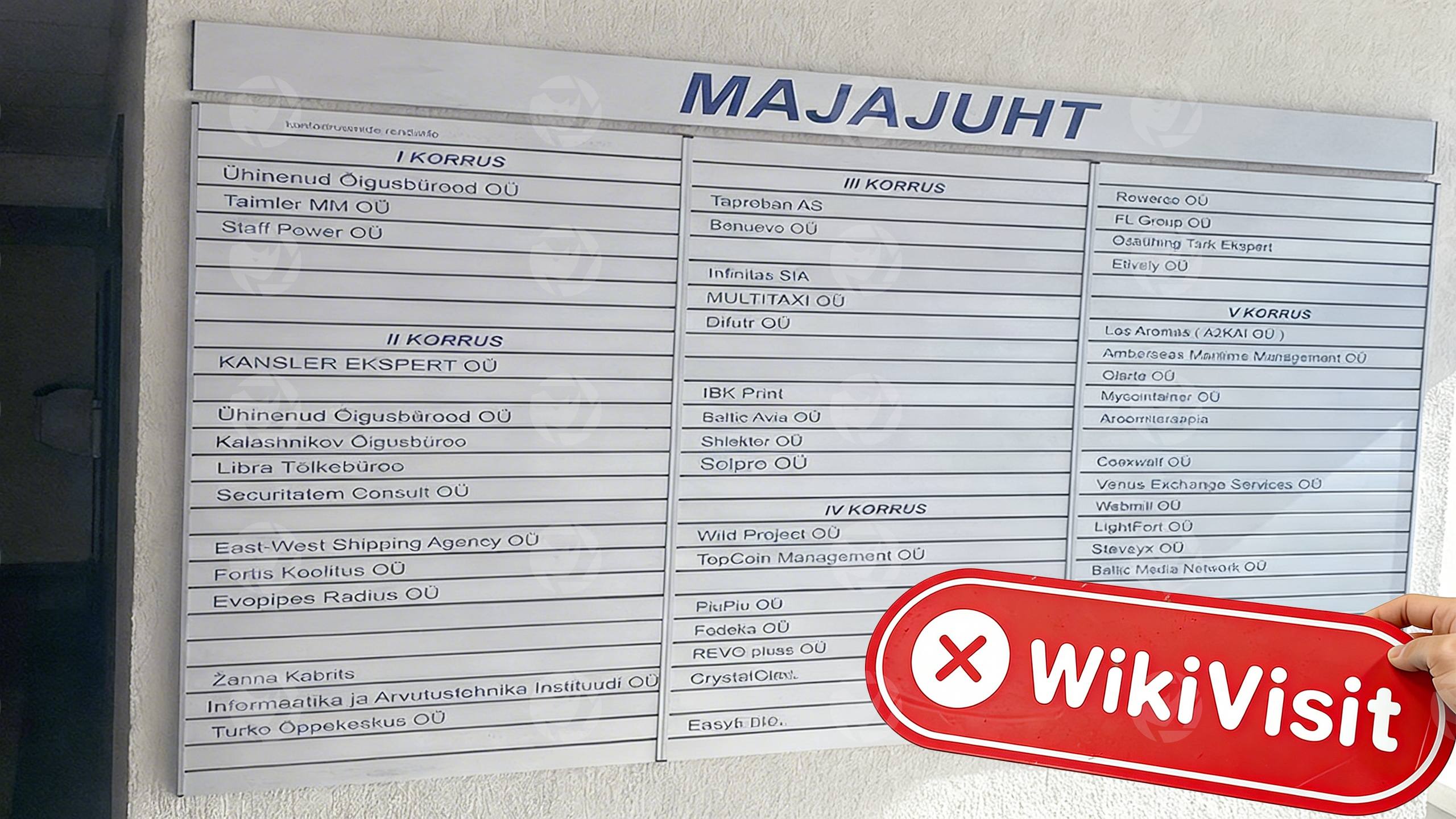 посещение BITEEU в Эстонии - офис не найден