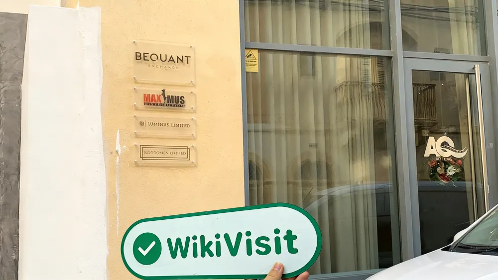 Uma visita ao local da bolsa de criptomoedas BEQUANT em Malta para encontrar suas instalações de negócios reais aqui