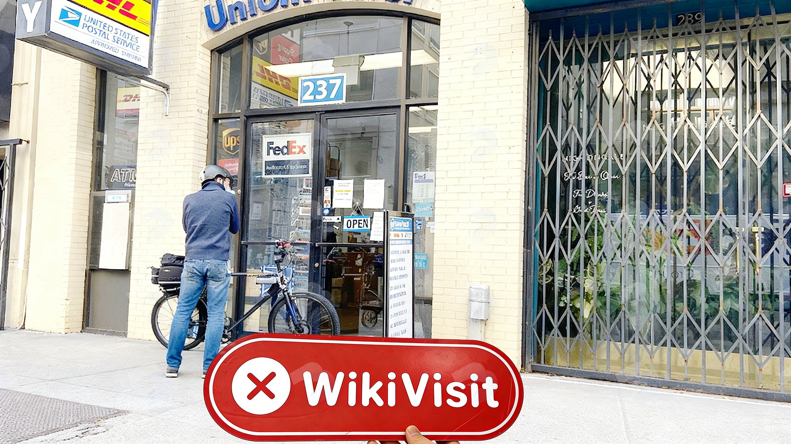 Uma visita ao local da Cryptocurrency Exchange Kraken em San Francisco, EUA, sem um local de negócios real encontrado