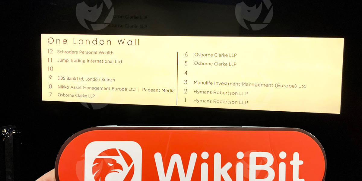 Visita no local à bolsa de criptomoedas Kraken em Londres - local de negócios não existe