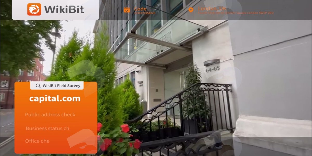một chuyến viếng thăm capital.com ở Anh -- không tìm thấy văn phòng