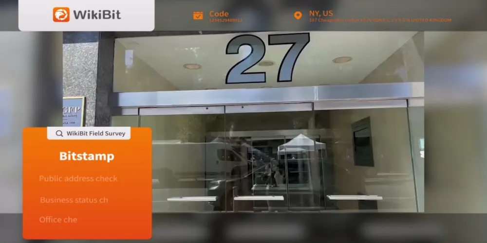 Visita a Bitstamp en EE. UU. - Oficina Encontrada
